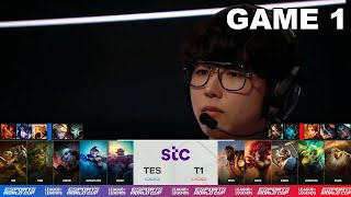 EWC Grand Finals  T1 vs Top Esports  Game 1 [upl. by Sapers]