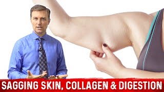 Sagging Skin Collagen and Digestion – Dr Berg [upl. by Esorylime]