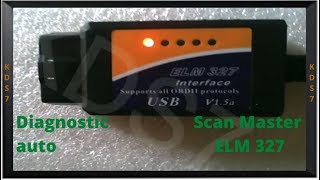 Diagnostic auto avec Scan Master ELM 327 [upl. by Amir]