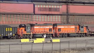 ArcelorMittal Steel Mill Trains at East Chicago [upl. by Earlie676]