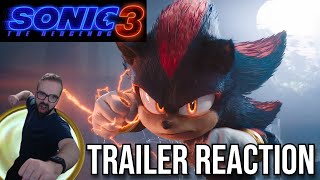 Its Time to LIVE AND LEARN  Sonic the Hedgehog 3 Trailer Reaction [upl. by Terpstra822]