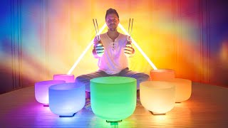 Chakra Restoration Sound Bath  Singing bowls music for aligning Chakras  Meditation  Challenge [upl. by Morganne757]