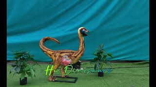 Keen AmberFeathered Ornithomimus Electronic Dinosaur [upl. by Elockin354]