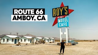 Route 66 Amboy California  Roys Motel And Cafe [upl. by Karlyn]