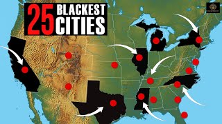 Ranked The 25 Blackest Cities in the USA 2023 [upl. by Westmoreland]