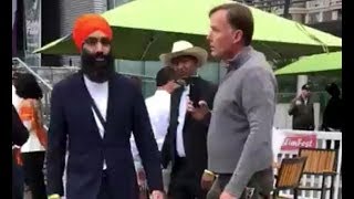 Jagmeet Singh applauds brother for confronting mans racism at MuslimFest [upl. by Goldy]