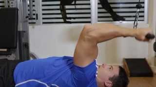 Lying Cable Curl  Biceps Exercise [upl. by Neffets971]