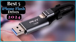 TOP 5 Best Flash Drives For iPhone in 2024  Reviews amp Buyers Guide [upl. by Franni]