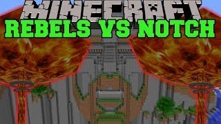 RIVAL REBELS MOD VS TEMPLE OF NOTCH  Minecraft Mods Vs Maps Rockets Nukes Atom Bomb [upl. by Isa]