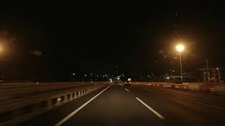 ASMR Highway Driving at Night No Talking No Music  Busan to Seoul Korea [upl. by Pardo]