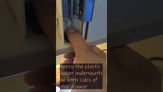 how to remove ikea  maximera drawer easy tutorial [upl. by Senhauser230]