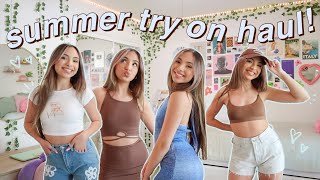 SUMMER TRENDY TRY ON CLOTHING HAUL 2021 [upl. by Secrest463]