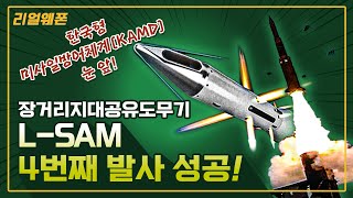 한국형 사드 LSAM ★4번째 발사 성공☆리얼웨폰198 [upl. by Hadnama]