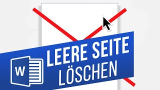 Leere Seite in Word löschen [upl. by Gnoix]