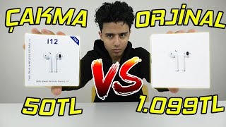 ÇAKMA VS ORJİNAL AIRPODS [upl. by Buxton]