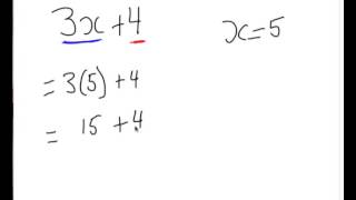 How to Substitute Values in Expressions [upl. by Kitarp]