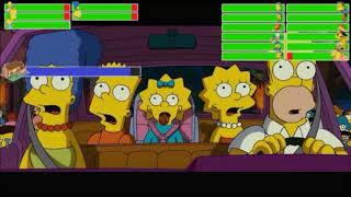 The Simpsons Movie  Escape From The Simpson House With Healthbars [upl. by Fiona441]