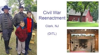 Fun Civil War Reenactment in Clark NJ  Korean and Indian Food DITL [upl. by Kedezihclem]