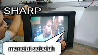 TV sharp menciut sebelah [upl. by Currey173]