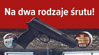 Sprężynowa wiatrówka pistolet Umarex DX17 [upl. by Nwatna]