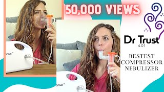 Dr Trust USA Bestest Compressor Nebulizer Machine 401  Unboxing and Use [upl. by Annez]