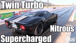 Twin Turbo Supercharged and Nitrous  Ford GT [upl. by Amabelle]