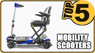 💜The Best Mobility Scooters For 2021  Top 5 Electric Scooters Review [upl. by Trovillion]