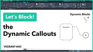 Callouts Dynamic Block in AutoCAD  Dynamic Blocks  Vigram Vasi [upl. by Murdocca933]