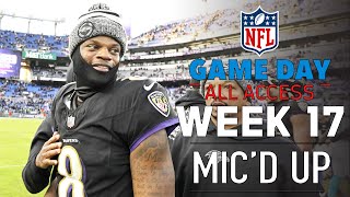 NFL Week 17 Micd Up quotIm little out here but not alwaysquot  Game Day All Access [upl. by Milurd463]