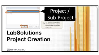 How to create a ProjectSubProject in Shimadzu LabSolutions by Devang Rathod amp Maulik Goswami [upl. by Dorsy]