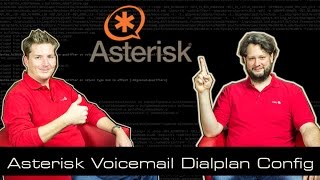 Asterisk Tutorial 17  Voicemail Dialplan Config english [upl. by Aicram331]