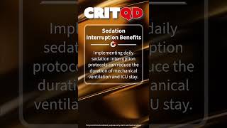 Sedation Interruption Benefits [upl. by Weiser589]