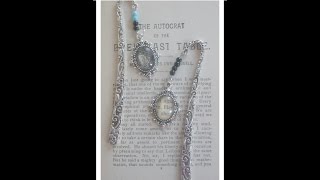 Easy Beaded Bookmark  Whitney Sews [upl. by Kreegar]