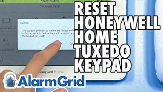 Resetting the Honeywell Home Tuxedo Keypad [upl. by Einaffyt]