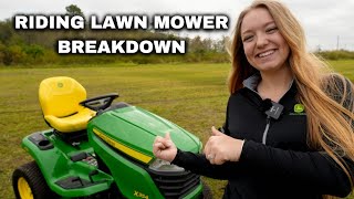 John Deere Riding Lawn Mower Full Breakdown [upl. by Limhaj]