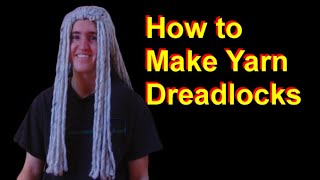 How to Make Dreadlocks From Yarn For Cosplay [upl. by Odella]