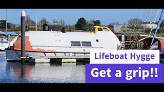 Lifeboat conversion Ep 68  Reusing sprinkler pipes as grab rails [upl. by Boarer]