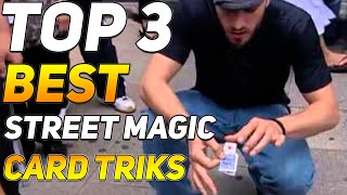 TOP 3 Best STREET MAGIC Card Tricks REVEALED  Card Magic Tricks cardtricks [upl. by Swetlana]