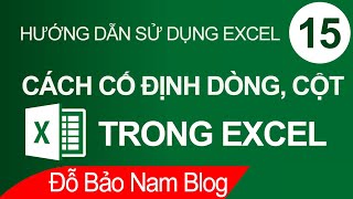 Cách cố định dòng trong Excel cố định cột amp tiêu đề trong Excel [upl. by Mccormac]