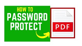 How to Password Protect PDF file Using Adobe Acrobat Pro DC [upl. by Harbard]