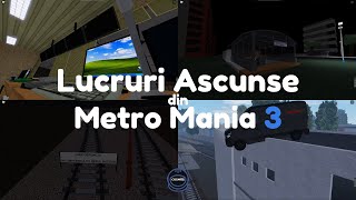 Lucruri Ascunse Din Metro Mania 3 [upl. by Zawde]