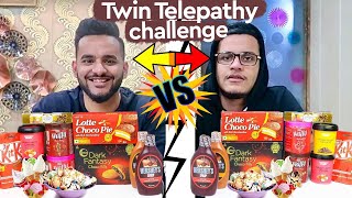 TWIN TELEPATHY ICE CREAM SUNDAE CHALLENGE [upl. by Irah]