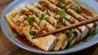 Easy way to steamed tofu  steamed tofu is better than fried [upl. by Targett]