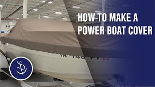 How to Make a Power Boat Cover [upl. by Knight833]