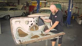 How to Remove amp Replace Trunk Lid Insulation  Danchuk USA [upl. by Einnoc]