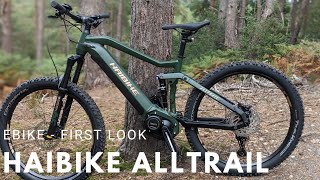 Ebike  First Look at my Haibike Alltrail 4 275 2022 [upl. by Chirlin566]