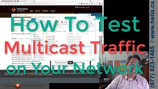 How To Test Multicast Traffic on Your Network [upl. by Durston]