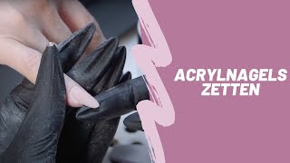 Acrylnagels zetten [upl. by Imar]