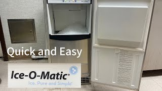 How to clean an IceOMatic GEMU090 ice machine [upl. by Anwaf]