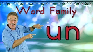 Word Family un  Phonics Song for Kids  Jack Hartmann [upl. by Murtha]